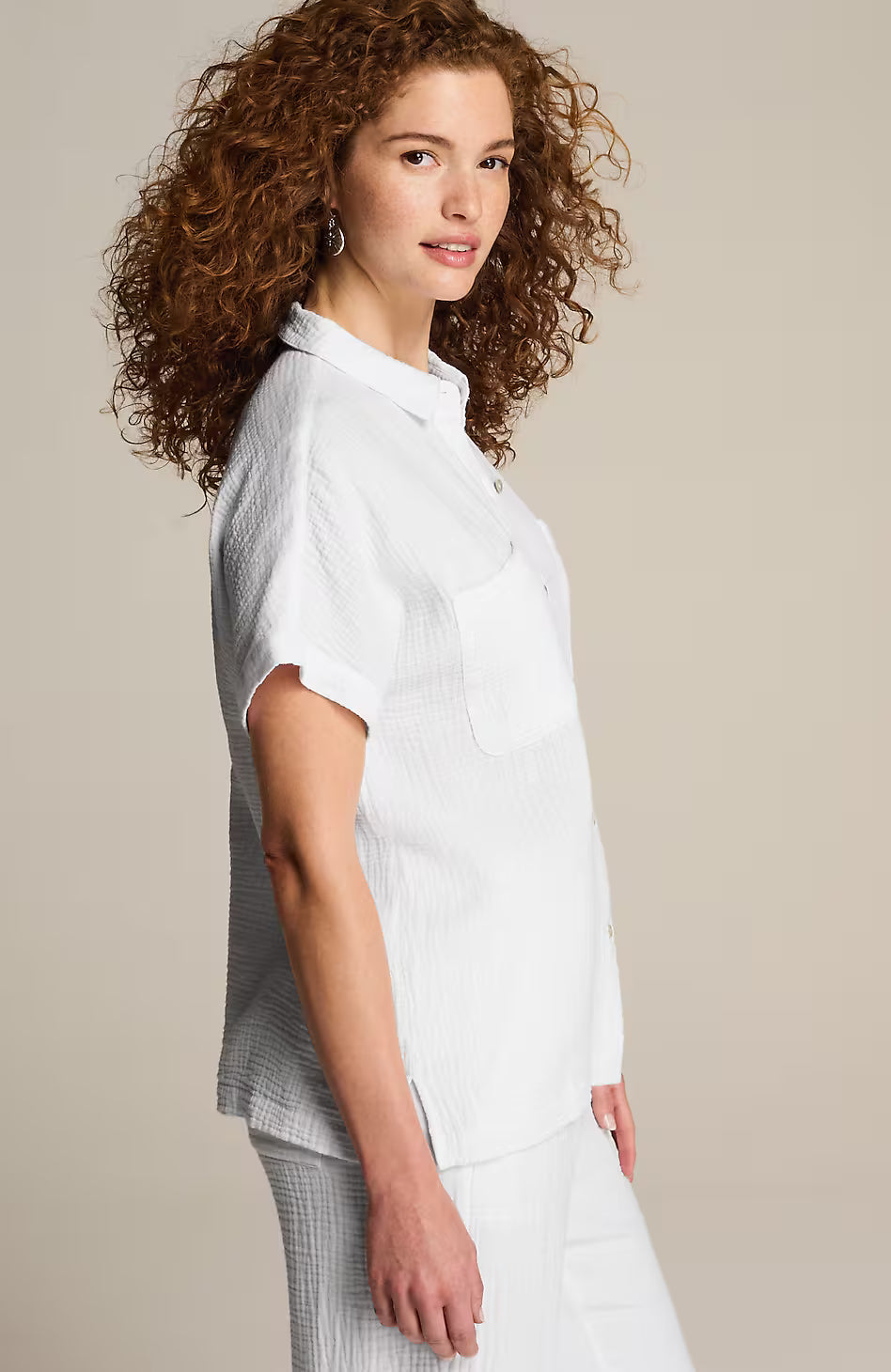 Cotton-Gauze Camp Shirt