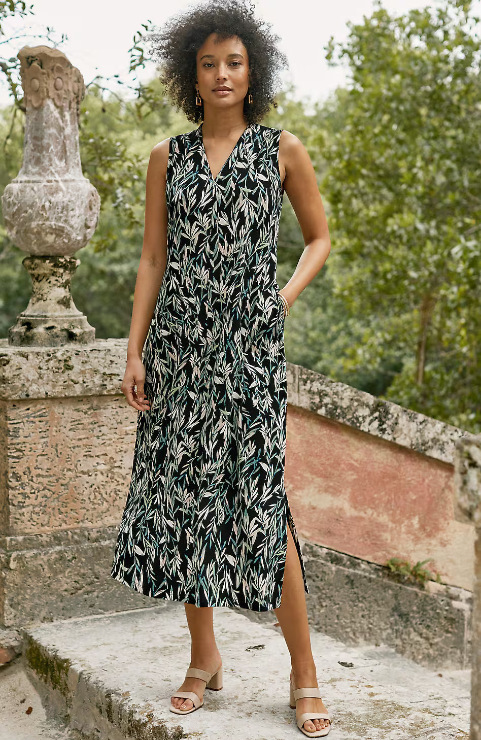 Wearever V-Neck Midi Dress