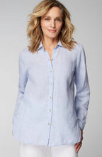 Everyday Linen Button-Front Shirt