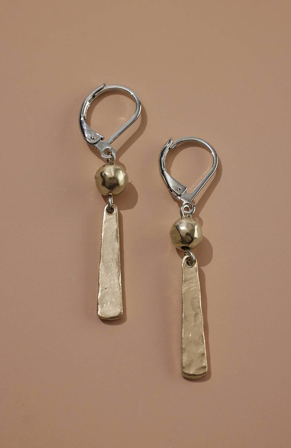 Golden Hour Linear-Bar Earrings