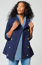 Pure Jill Cotton-Blend Textured Hoodie Tunic