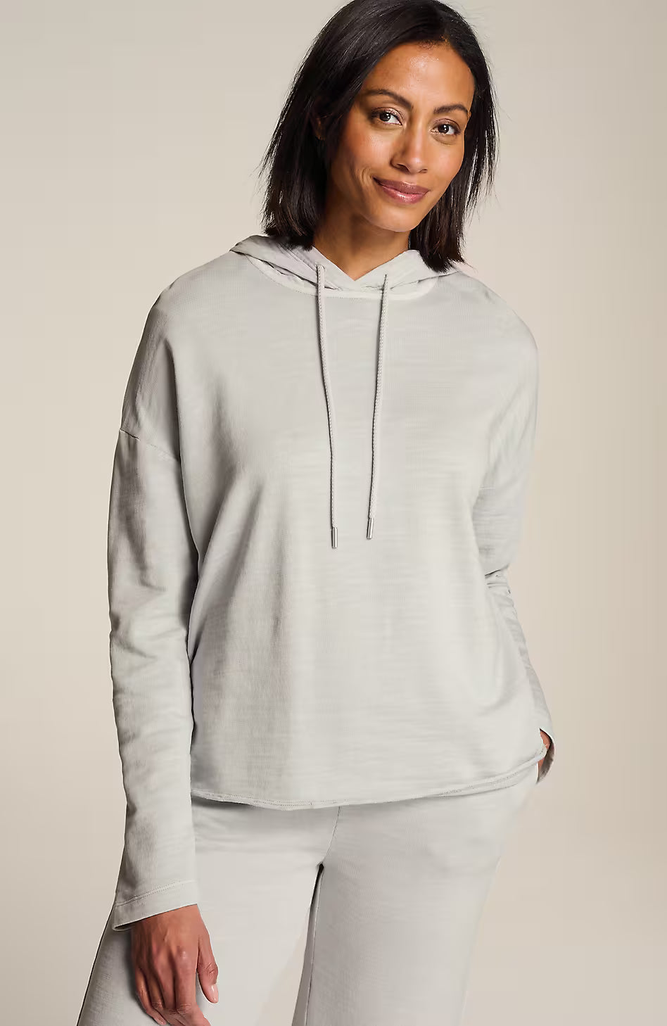 Fit Slub-Terry Garment-Dyed Hoodie