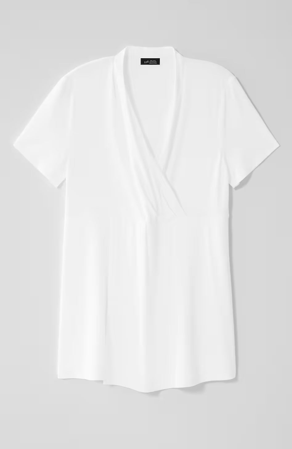 Wearever Draped-Neck Wrap-Front Top