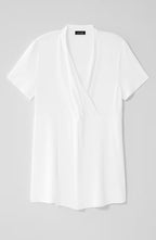 Wearever Draped-Neck Wrap-Front Top