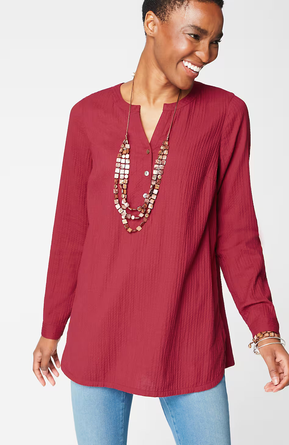 Pure Jill Textured Tunic